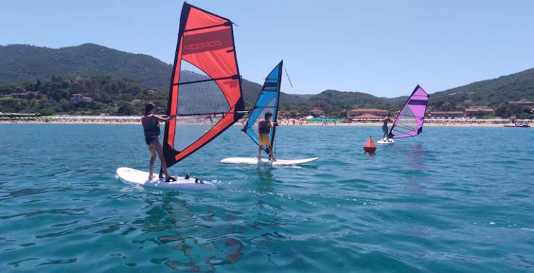 La tua scuola di Windsurf all’ Isola d’ Elba