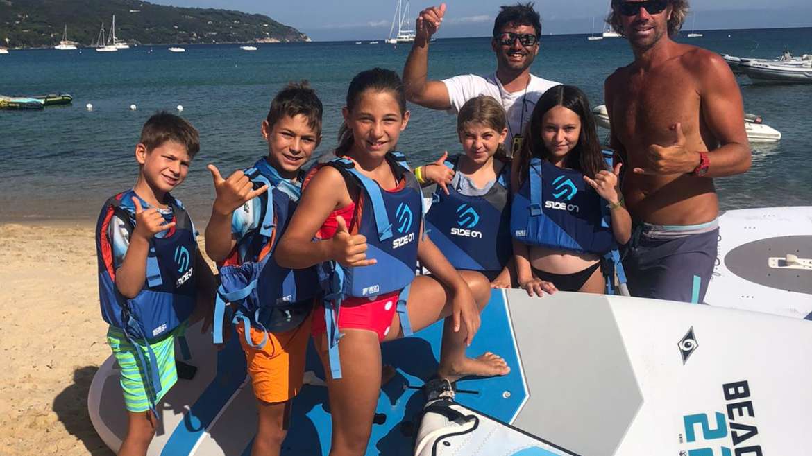Corsi di Windsurf per bambini all’Isola d’Elba
